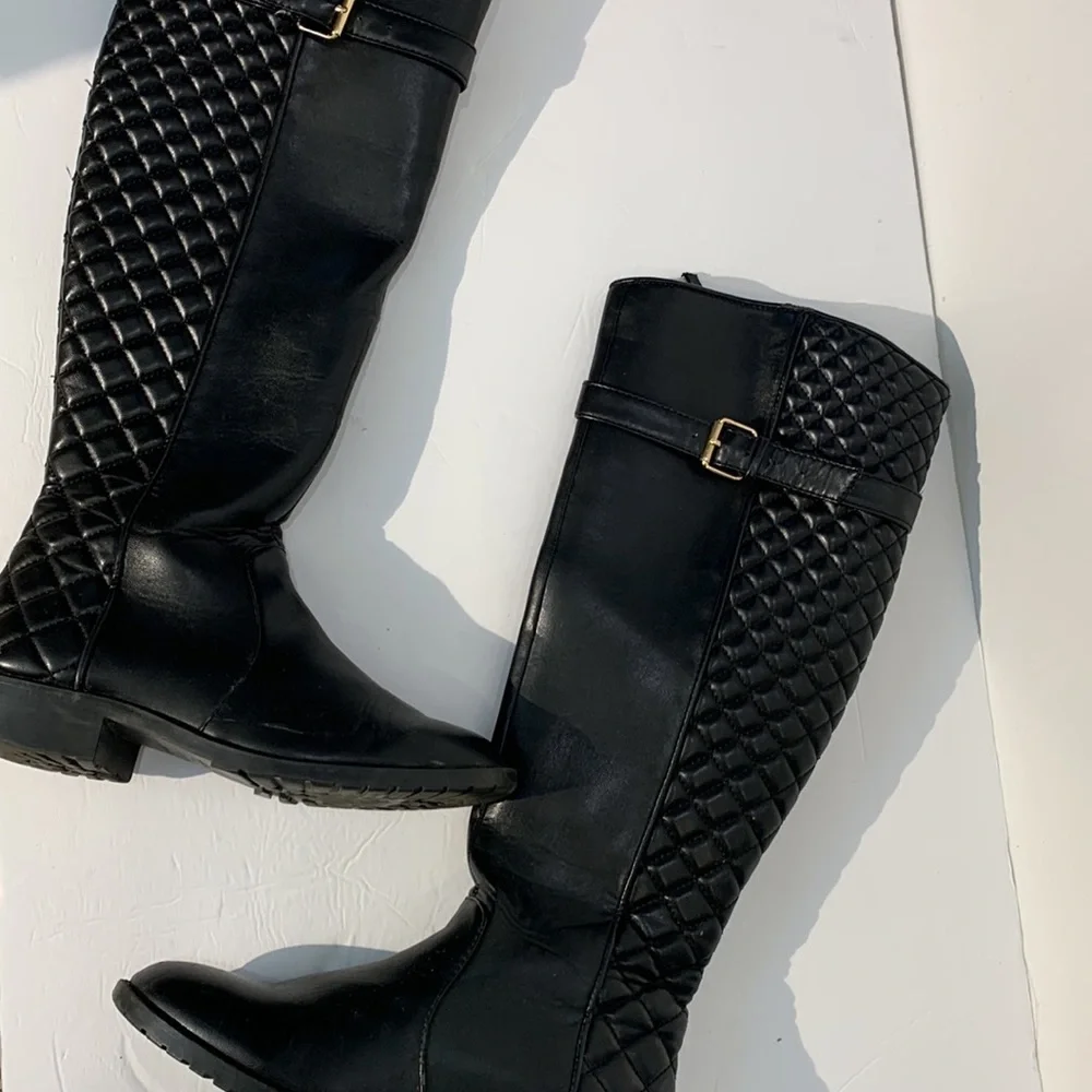 Zara trefaluc knee high boots size 38